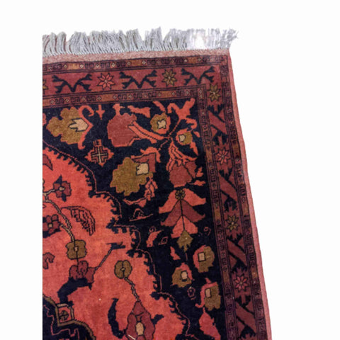 200 x 131 cm Afghan Khan Tribal Orange Rug - Rugoutlet