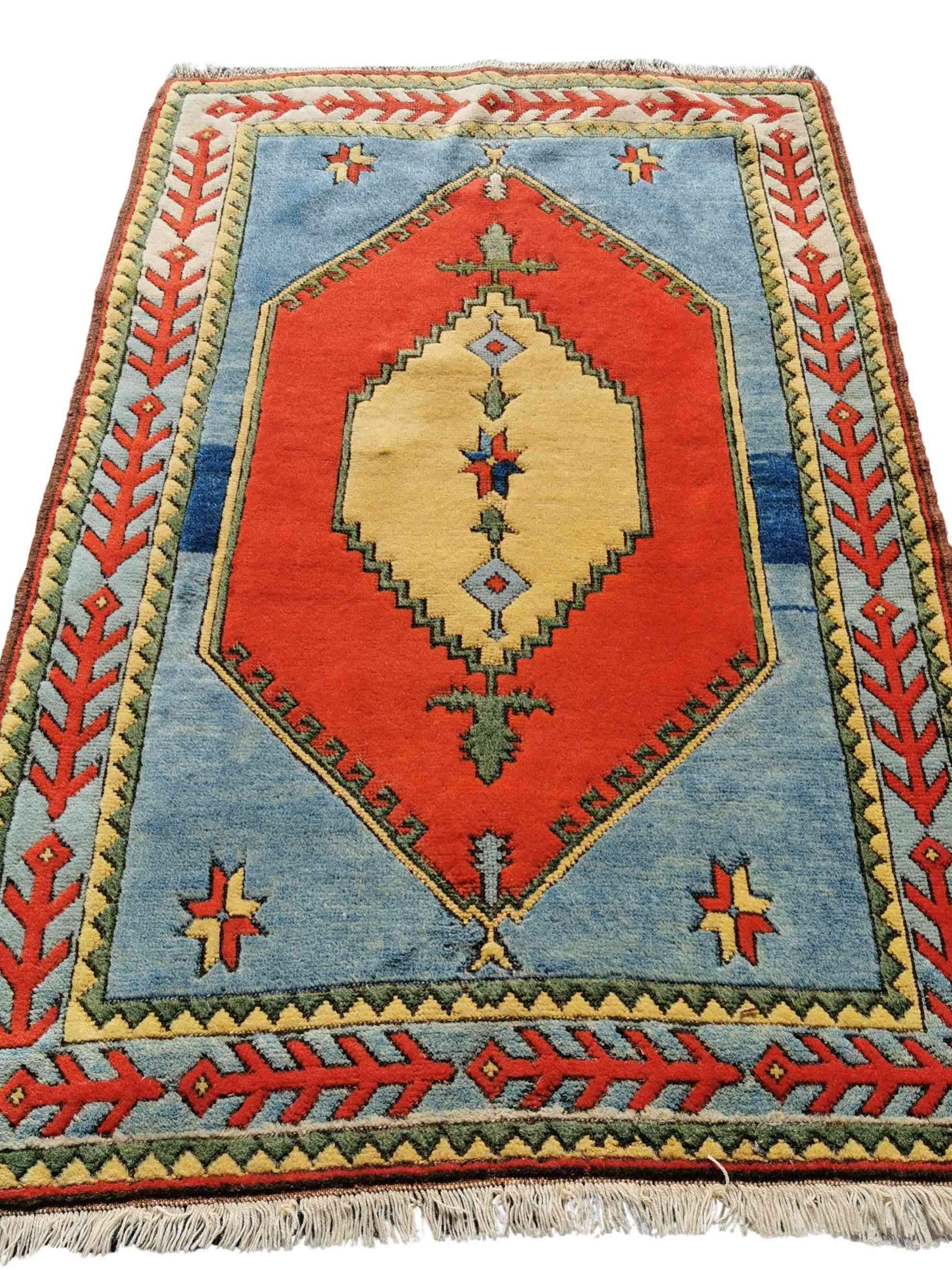 200 x 136 cm Turkish Karz Traditional Red Rug - Rugmaster