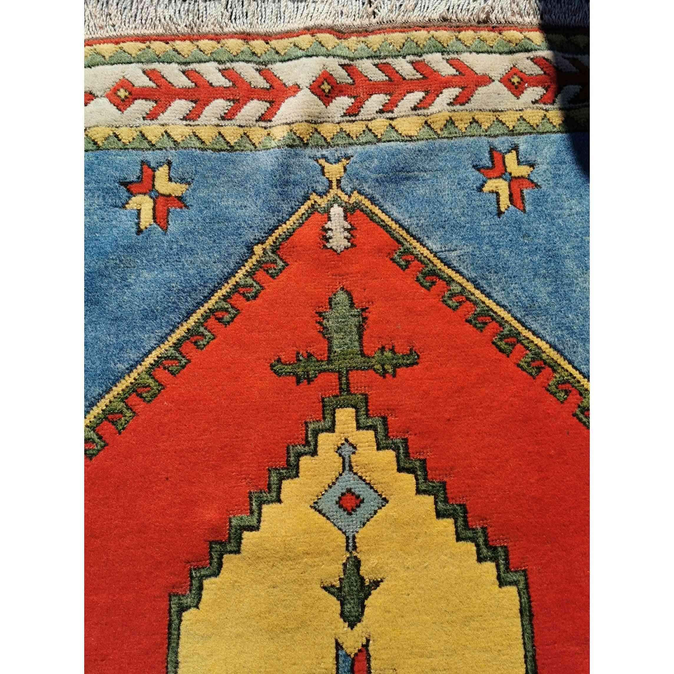 200 x 136 cm Turkish Karz Traditional Red Rug - Rugmaster