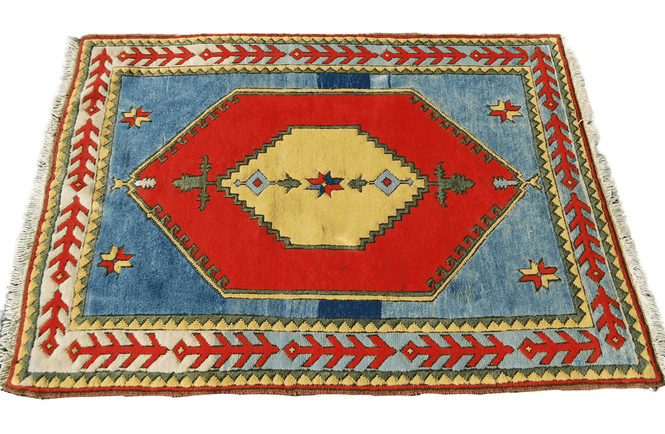 200 x 136 cm Turkish Karz Traditional Red Rug - Rugmaster