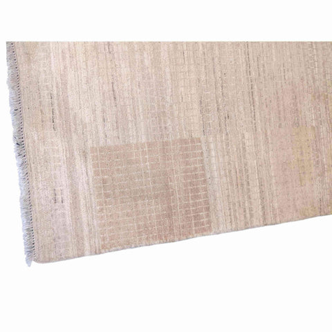 200 x 143 cm Traditional Handmade White Rug - Rugoutlet