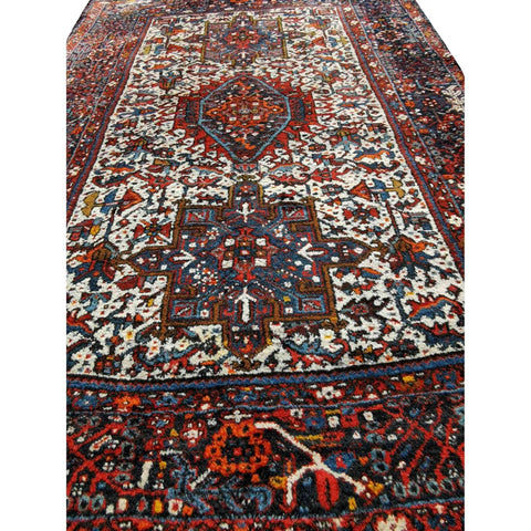 200 x 145 cm Hamedan Persian Traditional Red Rug - Rugoutlet