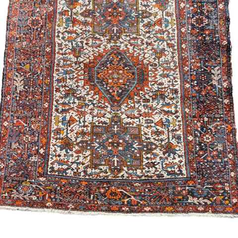 200 x 145 cm Hamedan Persian Traditional Red Rug - Rugoutlet