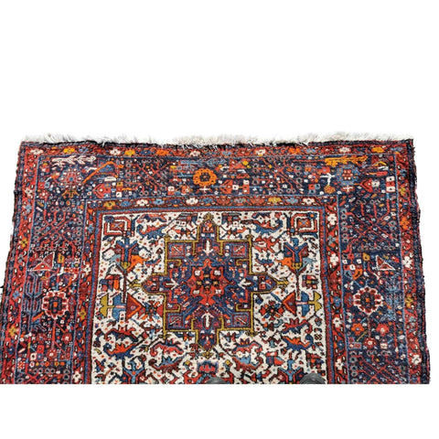 200 x 145 cm Hamedan Persian Traditional Red Rug - Rugoutlet