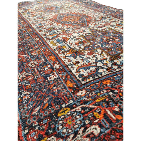 200 x 145 cm Hamedan Persian Traditional Red Rug - Rugoutlet