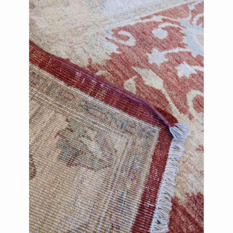 200 x 151 cm Traditional Handmade Traditional Red Rug - Rugmaster