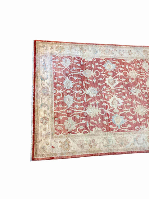 200 x 151 cm Traditional Handmade Traditional Red Rug - Rugmaster