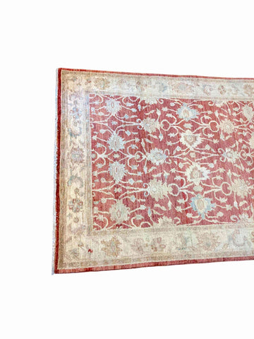 200 x 151 cm Traditional Handmade Traditional Red Rug - Rugmaster