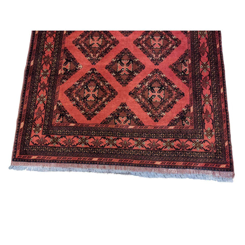 200 x 156 cm mohammadi Traditional Red Rug - Rugmaster