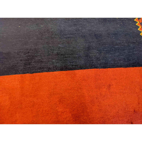 200 x 157 cm Afghan Khan Tribal Orange Rug - Rugoutlet
