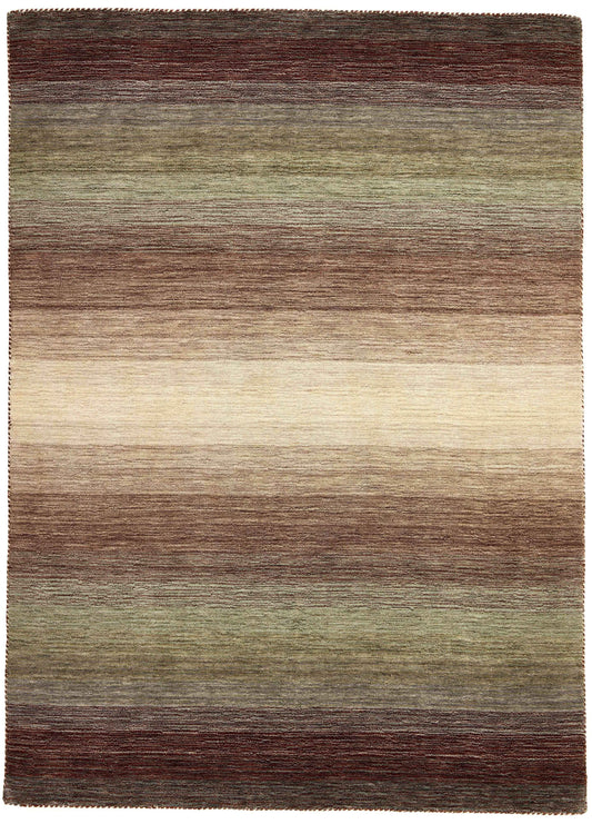 200x140 cm wool Beige Rug-HLC200114, Green Multi - Rugoutlet