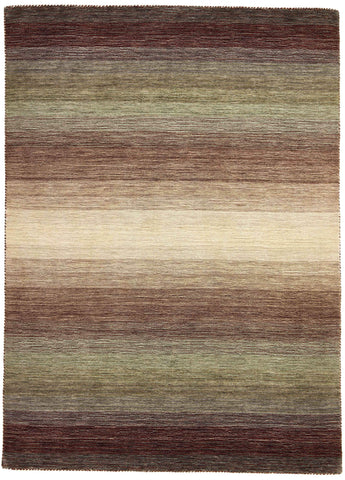 200x140 cm wool Beige Rug-HLC200114, Green Multi - Rugoutlet
