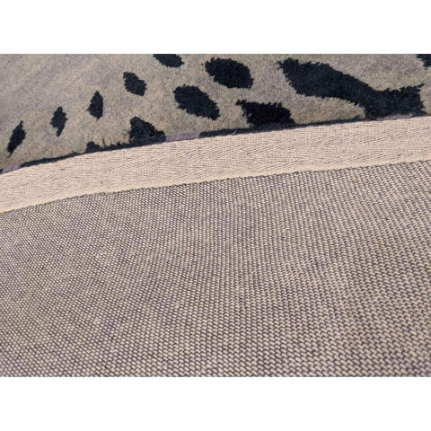 200 x 200 cm Modern Handmade Brown Round Rug - Rugmaster