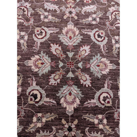 200 x 200 cm Modern Handmade Brown Round Rug - Rugmaster