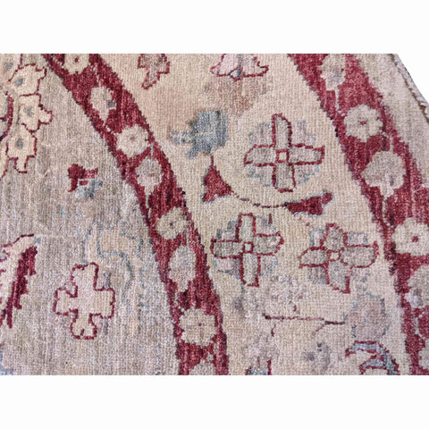 200 x 200 cm Ziegler Round Beige Rug - Rugmaster