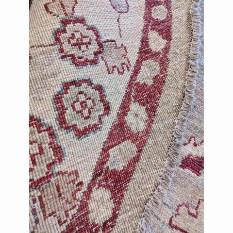 200 x 200 cm Ziegler Round Beige Rug - Rugmaster