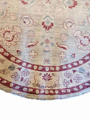 200 x 200 cm Ziegler Round Beige Rug - Rugmaster