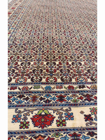 200 x 275 cm Fine Afghan Silk Tribal Grey Rug - Rugmaster