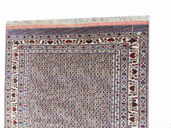 200 x 275 cm Fine Afghan Silk Tribal Grey Rug - Rugmaster