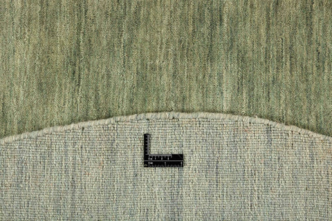 200x200 cm Contemporary wool green round Rug-HLC200126 - Rugoutlet