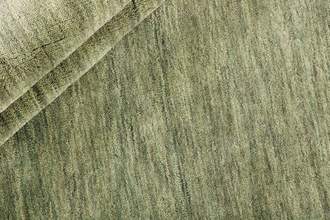 200x200 cm Contemporary wool green round Rug-HLC200126 - Rugoutlet