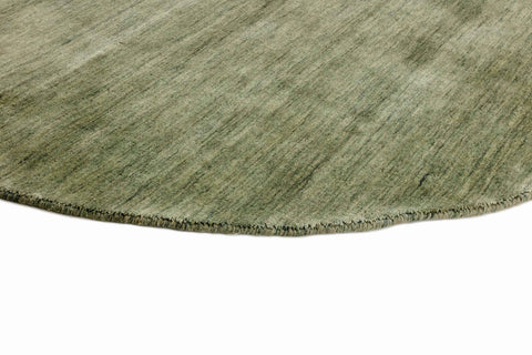 200x200 cm Contemporary wool green round Rug-HLC200126 - Rugoutlet