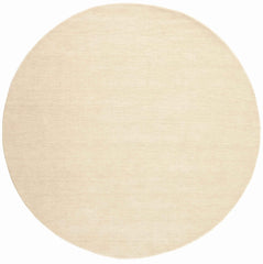 200x200 cm  Indian Wool Multicolor Rug-Robusto, Dark Brown Round