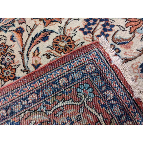 201 x 132 cm Old Kashan Antique Orange Rug - Rugmaster