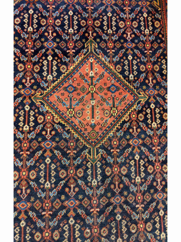 202 x 125 cm old malayer Traditional Brown Rug - Rugoutlet