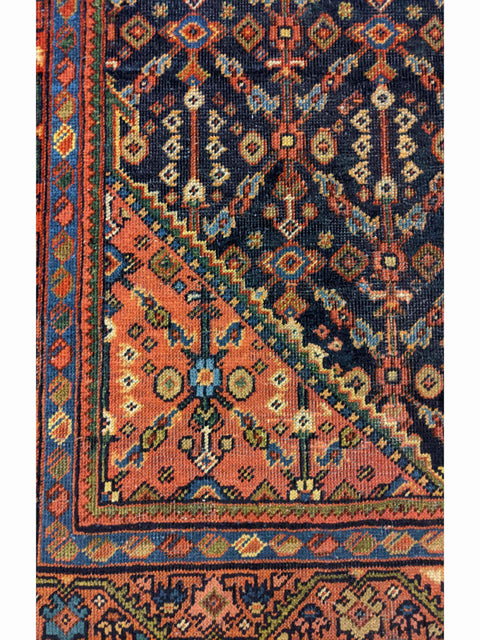 202 x 125 cm old malayer Traditional Brown Rug - Rugoutlet