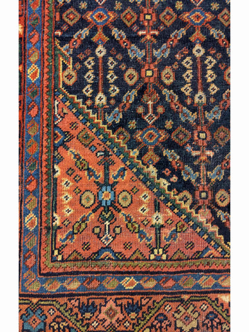 202 x 125 cm old malayer Traditional Brown Rug - Rugoutlet