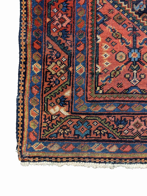 202 x 125 cm old malayer Traditional Brown Rug - Rugoutlet