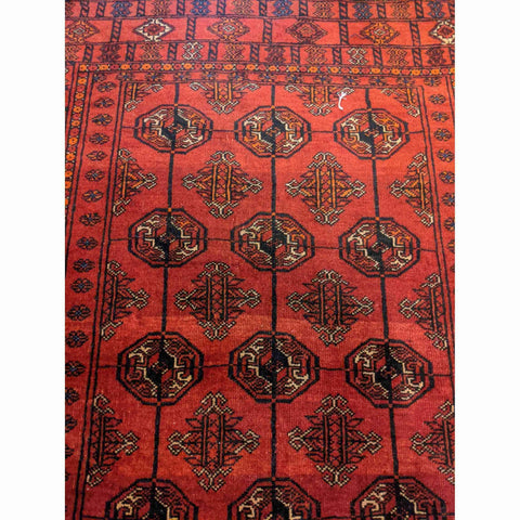 202 x 126 cm Persian Baluch Antique Red Rug - Rugoutlet