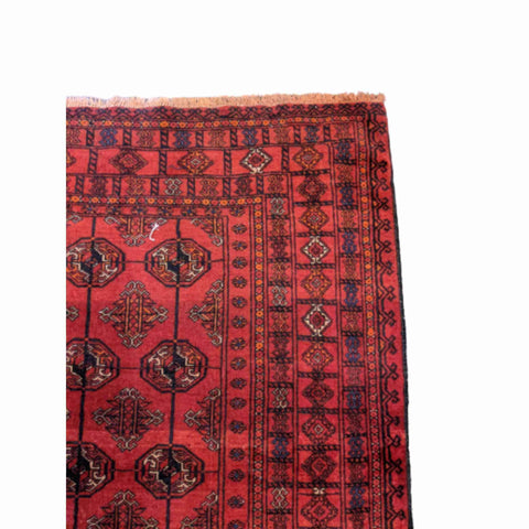 202 x 126 cm Persian Baluch Antique Red Rug - Rugoutlet