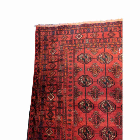 202 x 126 cm Persian Baluch Antique Red Rug - Rugoutlet