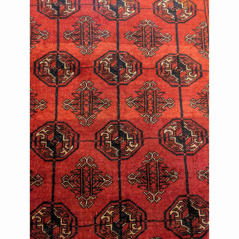 202 x 126 cm Persian Baluch Antique Red Rug - Rugoutlet