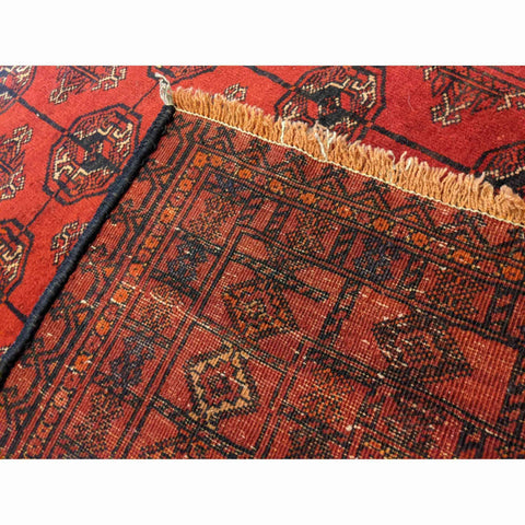 202 x 126 cm Persian Baluch Antique Red Rug - Rugoutlet