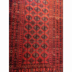 202 x 126 cm Persian Baluch Antique Red Rug - Rugmaster