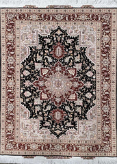 Silk & Fine Persian Tabriz Traditional Wool Rug 152 x 105 cm (4.97 x 3.44 ft)