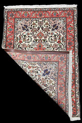 Silk & Fine Persian Tabriz Traditional Wool Rug 155 x 104 cm (5.09 x 3.41 ft)