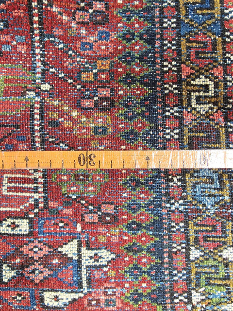 gharajeh-rug-brown-border