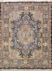 Silk & Fine Persian Tabriz Traditional Wool Rug 350 x 245 cm (11.48 x 8.04 ft)