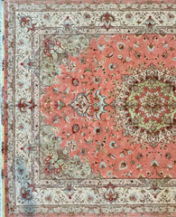 Fine Persian Tabriz Traditional Wool Rug 350 x 250 cm (11.48 x 8.20 ft)