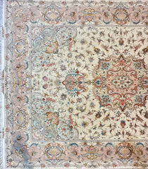 Fine Persian Tabriz Traditional Wool Rug 350 x 250 cm (11.48 x 8.20 ft)