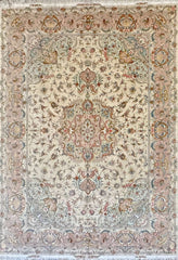 Fine Persian Tabriz Traditional Wool Rug 350 x 250 cm (11.48 x 8.20 ft)