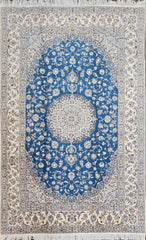 Fine Persian Nain Traditional Wool Rug 301 x 203 cm (9.87 x 6.67 ft)