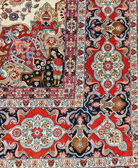 Silk & Fine Persian Tabriz Traditional Wool Rug 430 x 340 cm (14.11 x 11.15 ft)