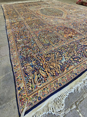 Fine Persian Kerman Ravar Traditional Wool Rug 400 x 301 cm (13.12 x 9.87 ft)