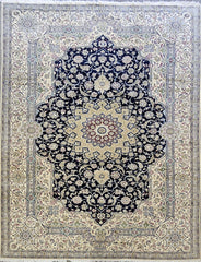 Fine Persian Nain Traditional Wool Rug 460 x 310 cm (15.09 x 10.17 ft)