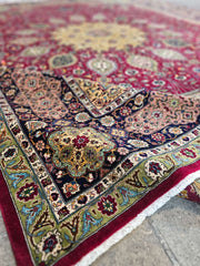 Fine Persian Tabriz Traditional Wool Rug 405 x 298 cm (13.29 x 9.77 ft)